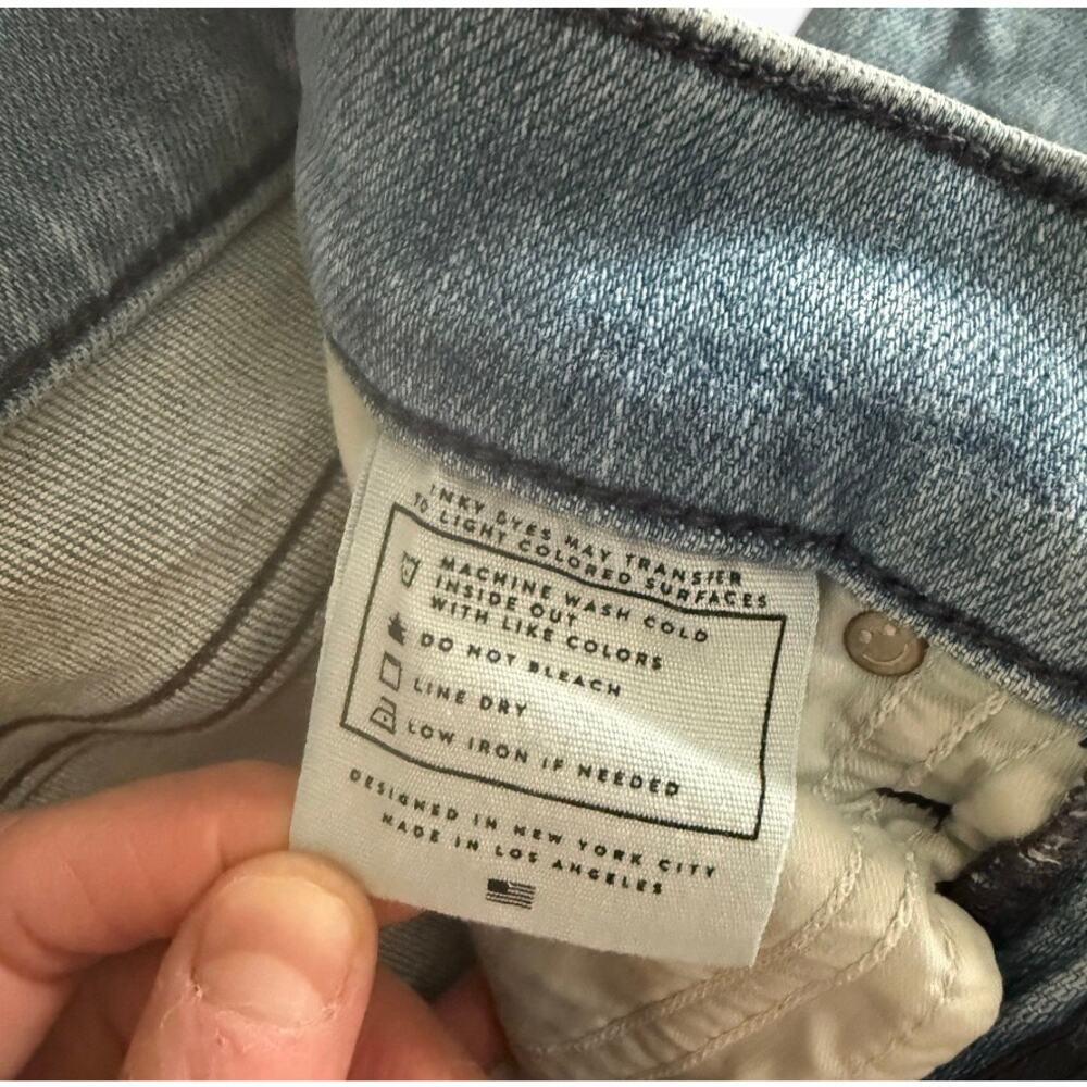 AYR The Pop Light Wash Jeans Size W25L - Picture 7 of 7